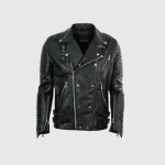 Godspeed Black Leather Motorcycle Jacket