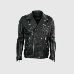 Godspeed Black Leather Motorcycle Jacket