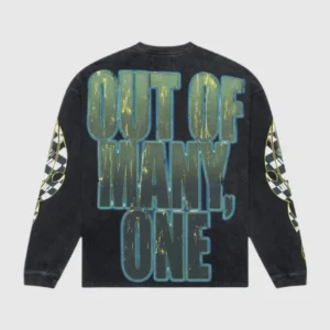 Godspeed Black Washed Sweatshirt Back Side