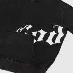 Godspeed Hoodie Black and White Zoom