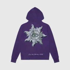 Godspeed Hoodie Purple Back Side
