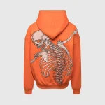 Godspeed Orange Gray Hoodie Back Side