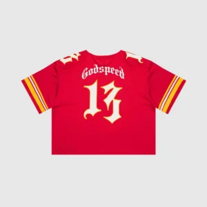 Godspeed Red Jersey Shirt Back