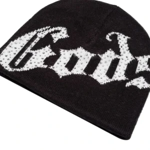 Black and White Beanie Logo