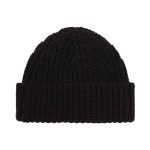 Black Hat Beanie Back