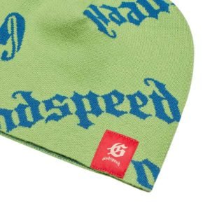 Blue Green Beanie Logo