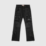 Godspeed Black Denim Cargo Pants Mens