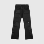 Godspeed Black Denim Cargo Pants Mens Back