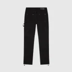 Godspeed Denim Jacket Black Trousers Back