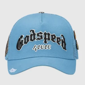 Godspeed Light Blue Trucker Hat