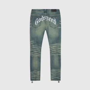 Godspeed Chain Stitch Denim back