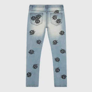 Godspeed Logo Denim back