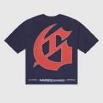 Back of Godspeed Sea Sick T-shirt with small Godspeed logo